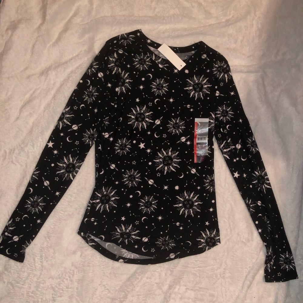 Soft sun and moon tight long sleeve